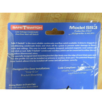 Rectorseal SS3 Overflow Shut-Off Switch 97647