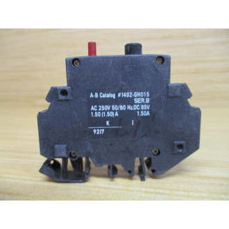 Allen Bradley 1492-GH015 Circuit Breaker 1492GH015 1.5A Ser B - Used