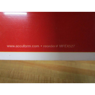 Accuform Signs MFEX527 Emergency Shelter Sign (Pack of 2) - Used