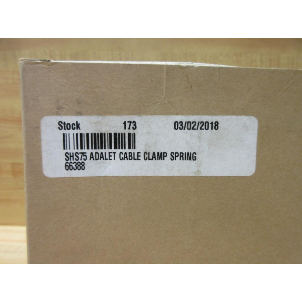 Adalet SHS-75 Cable Clamp Spring 66388 (Pack of 10)