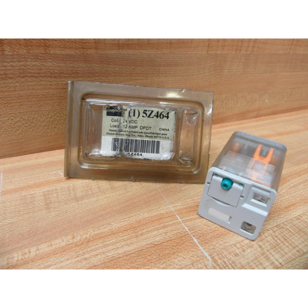 Dayton 5Z464-24V DC Relay 5Z464-24VDC