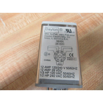 Dayton 5Z464-24V DC Relay 5Z464-24VDC