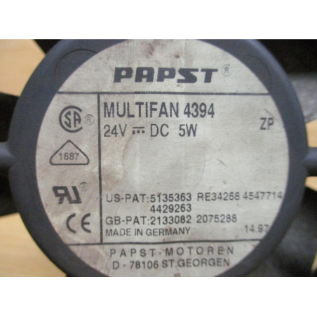 Papst 4394 Multifan 24V DC 5W - Used