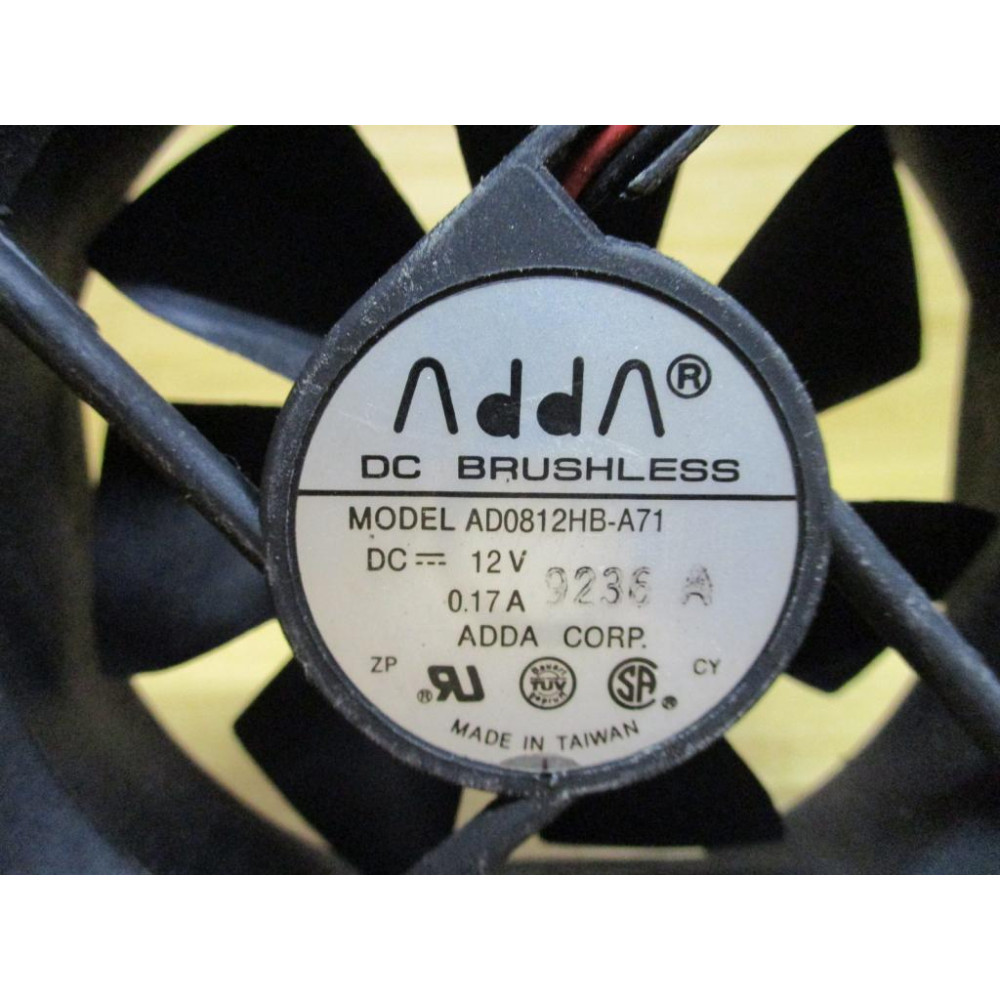Adda AD0812HB-A71 Axial Fan AD0812HBA71 - Used