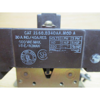 ITE 2160B340AA Contactor - Used