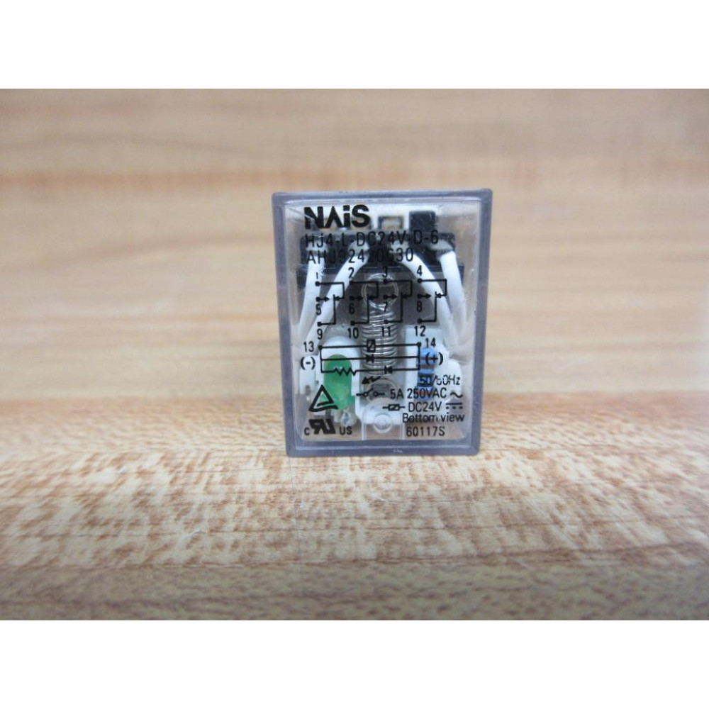 NAiS Panasonic HJ4-L-DC24V-D-6 Relay HJ4LDC24VD6 - New No Box