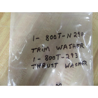 Allen Bradley 800T-N292 Trim Washer 800TN292 And One 800T-293