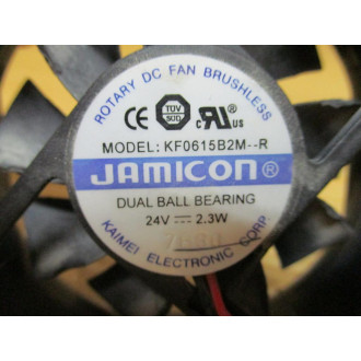 Jamicon KF0615B2M-R Rotary DC Fan KF0615B2MR (Pack of 2) - Used
