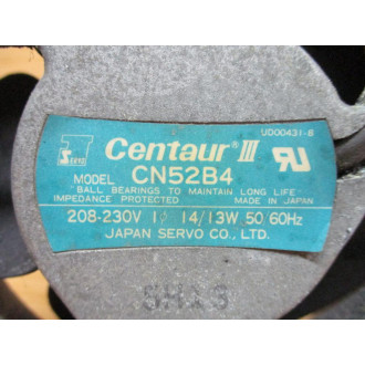 Japan Servo CN52B4 Centaur III Axial Fan - Used