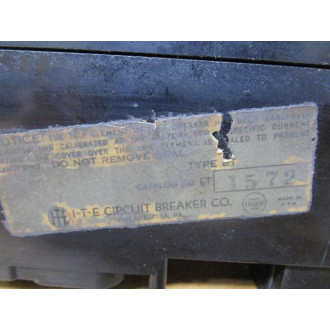 ITE ET1572 20A Circuit Breaker - Used