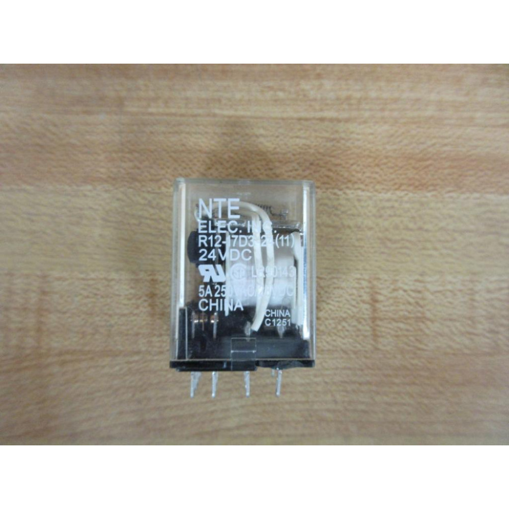 NTE Electronics, R12-17D3-24 Relay R1217D324 (11) - New No Box
