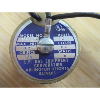 L.P. Gas Equipment 7007A-12V Pilot Operated L.P. Shut Off 7007A - Used