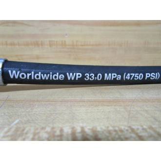 Parker 302301-6 Hydraulic Hose Assembly 3023016 15-34" Length - New No Box