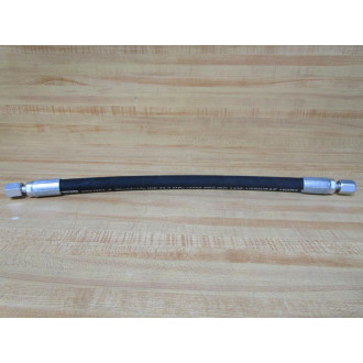 Parker 302301-6 Hydraulic Hose Assembly 3023016 18" Length - New No Box