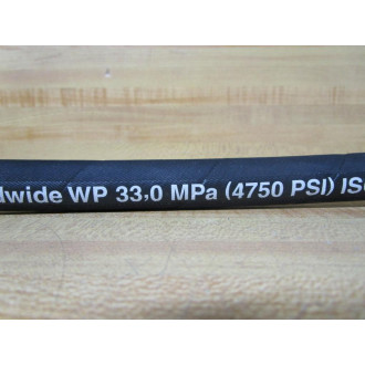 Parker 302301-6 Hydraulic Hose Assembly 3023016 18" Length - New No Box