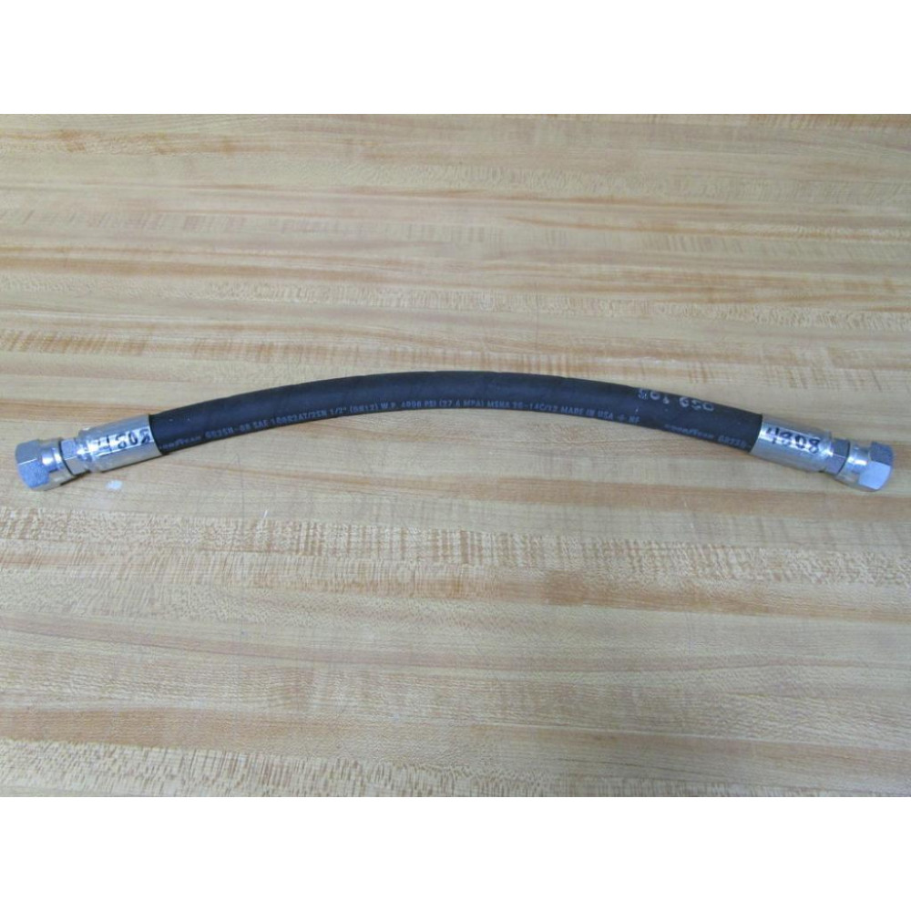Goodyear GR2SN-08 Hydraulic Hose Assembly GR2SN08 19-12" Length - New No Box