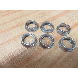 Square D 9001-K41 Push Button Ring 9001K41 (Pack of 6) - Used