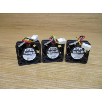 Sanyo Denki 109P0424H7D20 Axial Fan San Ace 40 (Pack of 3) - Used