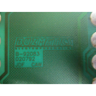 Buzmatics B-92083 Circuit Board 020792 - New No Box