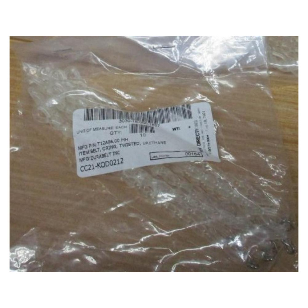Durabelt T12A06.00 MH Twisted O-Ring Belt T12A06.00 (Pack of 10)
