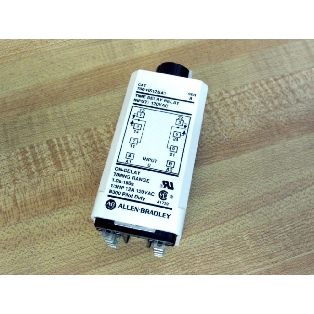 Allen Bradley 700-HS12BA1 Time Delay Relay 700HS12BA1 - New No Box Allen Bradley 700-HS12BA1 Time Delay Relay 700HS12BA1 - New No Box