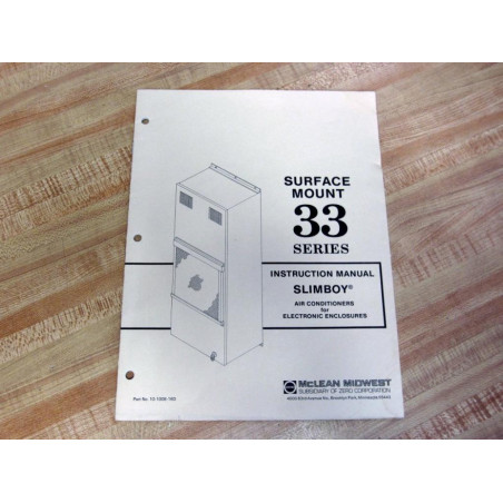 McLean Midwest 10-1008-16D Surface Mount Slimboy Manual10100816D - New No Box