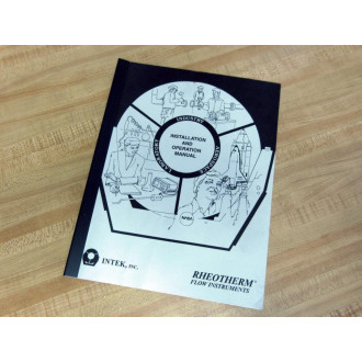 Intek A1149609 Rheotherm Flow Instruments Manual - New No Box