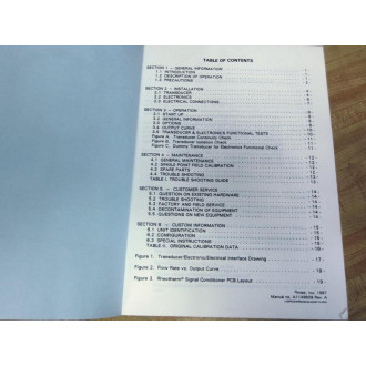 Intek A1149609 Rheotherm Flow Instruments Manual - New No Box