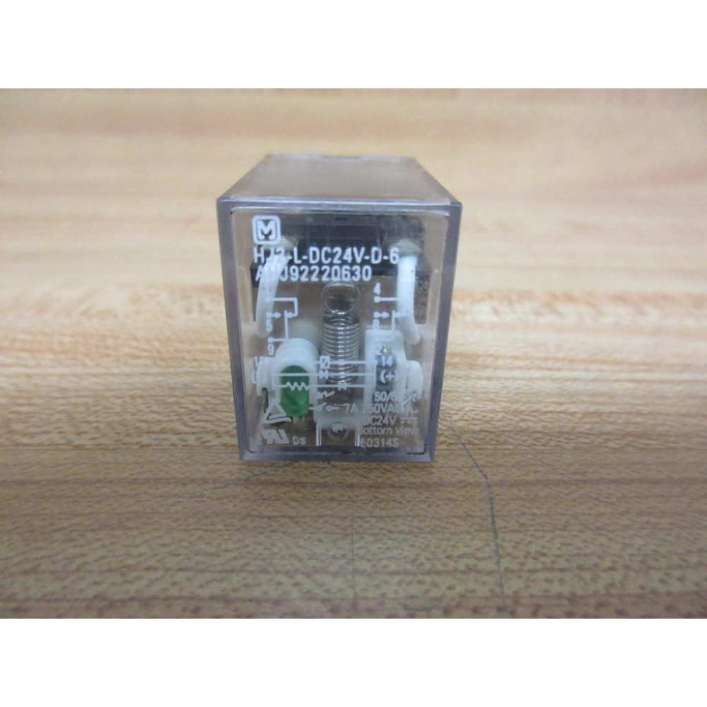 Matsushita HJ2-L-DC24V-D-6 Relay HJ2LDC24VD6 - New No Box