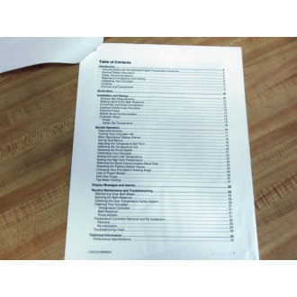 VWR 110-512 Instruction Manual 110512 - New No Box