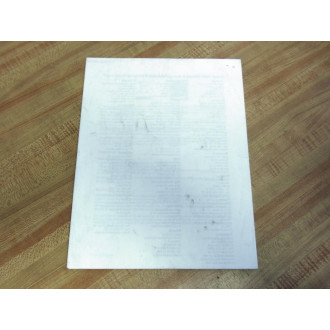 VWR 110-512 Instruction Manual 110512 - New No Box