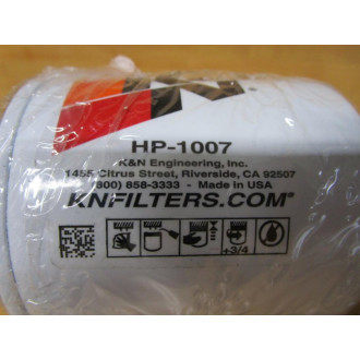 K&N HP-1007 Oil Filter HP1007