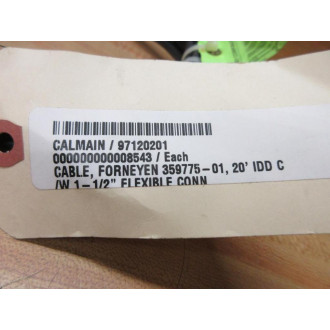 Calmain 359775-01 Cable Assembly JMS3116E10-6S - New No Box