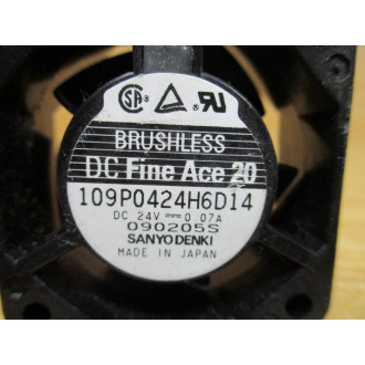 Sanyo Denki 109P0424H6D14 Fan DC Fine Ace 20 - Used