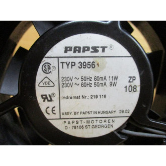 Papst TYP 3956 Axial Fan - Used
