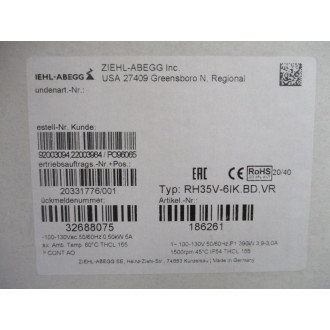 Ziehl-Abegg RH35V-6IK.BD.VR Centrifugal Fan 186261
