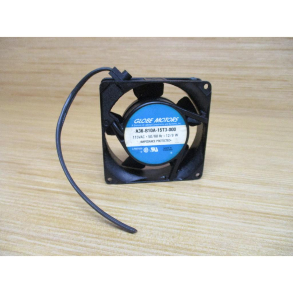 Globe Motors A36-B10A-15T3-000 Axial Fan A36B10A15T3000 (Pack of 2) - Used Globe Motors A36-B10A-15T3-000 Axial Fan A36B10A15T3000 (Pack of 2) - Used