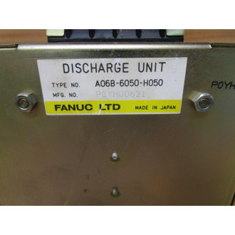 Fanuc A06B-6050-H050 Discharge Unit P0YH00621 - Used
