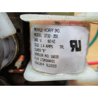Merkle-Korff 3732-350 Gear Motor 172K044H01 - Used