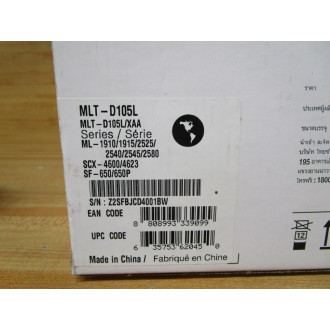 Samsung MLT-D105L Toner Cartridge MLT-D105LXAA
