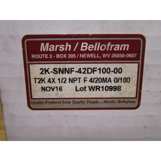 MarshBellofram 2K-SNNF-42DF100-00 Transducer 2KSNNF42DF10000