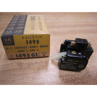 Allen Bradley 1495-G1 Contact  1495G1