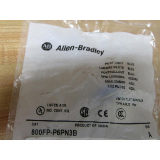 Allen Bradley 800FP-P6PN3B Pilot Light 800FPP6PN3B