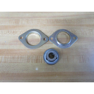 FYH PFL-203 Flanged Bearing PFL203 - New No Box