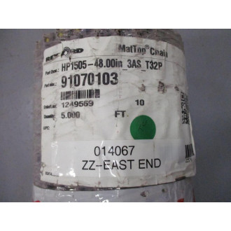 Rexnord 91070103 Mat Top Chain HP1505-48.00in 5' Length - New No Box