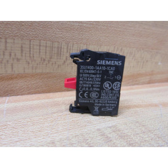 Siemens 3SU1400-1AA10-1CA0 Contact Block - New No Box