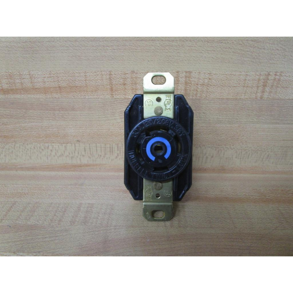 Hubbell 30A.120208V.30Y Twist-Lock Receptacle - New No Box
