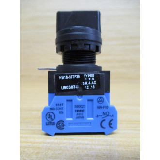 IDEC HW1S-33TF20 Selector Switch HW1S33TF20