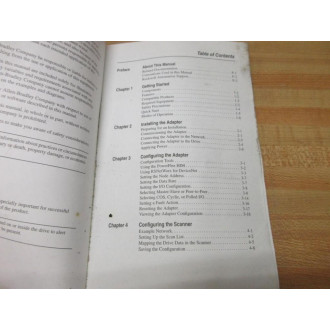 Allen Bradley 307972-P01 DeviceNet Adapter User Manual 307972P01 - Used
