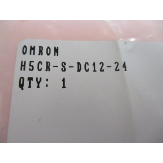 Omron H5CR-S-DC12-24 Timer H5CRSDC12-24 - Used
